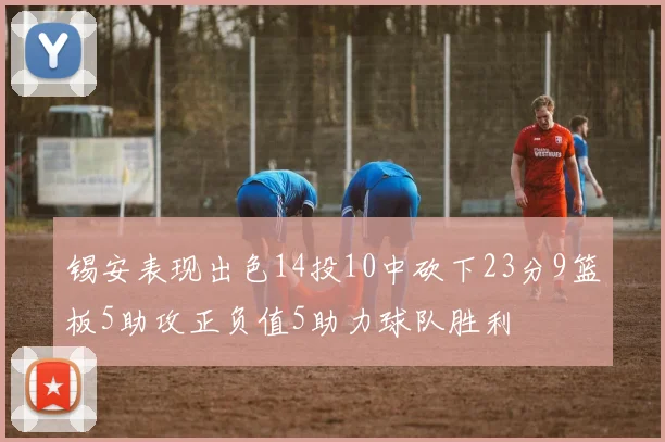 锡安表现出色14投10中砍下23分9篮板5助攻正负值5助力球队胜利